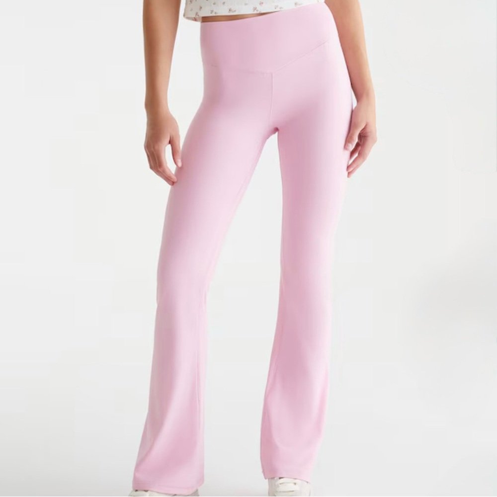 Aeropostale Pink Flared Leggings